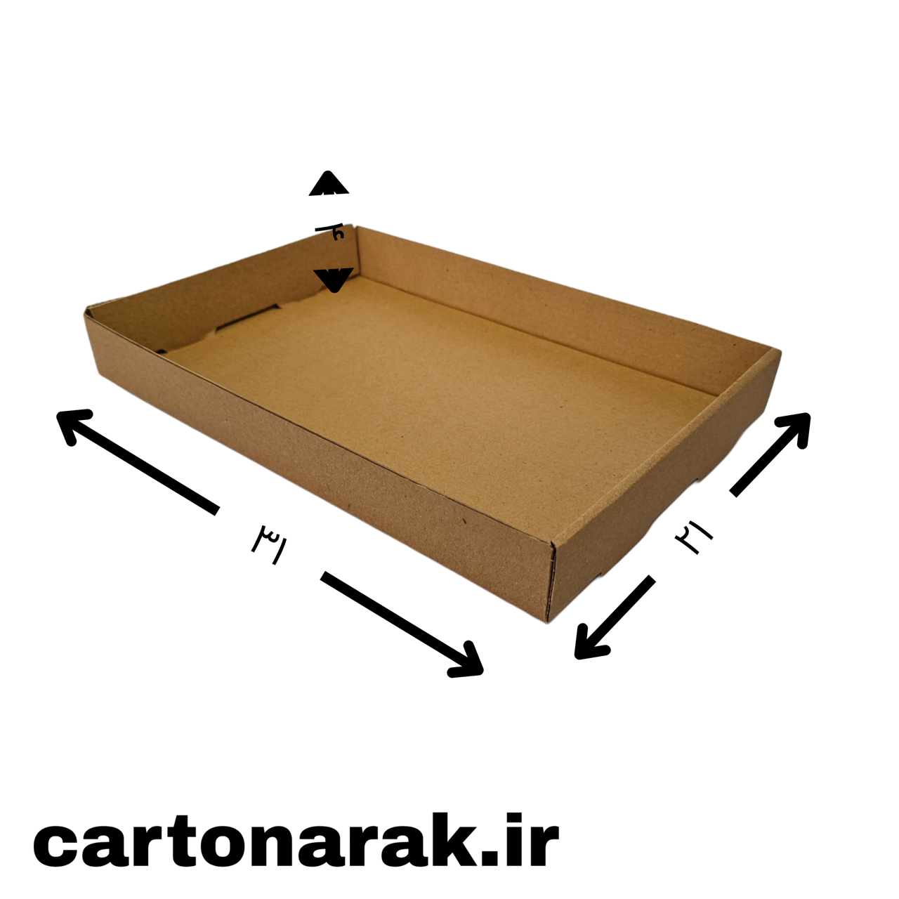 سینی ایفلوت ۳۱ در ۲۱ کارتنی بسته ۱۰۰ عددی با ارتفاع ۴ سانت