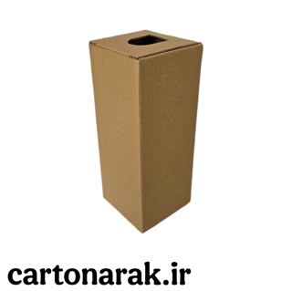 کارتن درب دارویی ته قفلی ۷.۵ در ۷.۵ با ارتفاع ۱۹ سانت