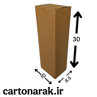 جعبه در دارویی ته قفلی ۱۰ در ۸.۵ با ارتفاع ۳۰ سانت از ۵۰ عدد