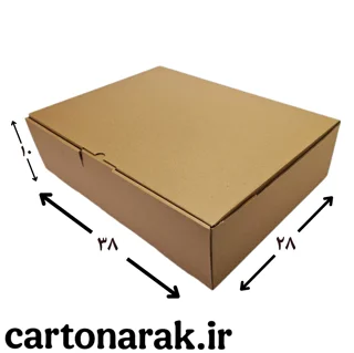 کارتن کیبوردی ۳۸ - ۲۸ - ۱۰ -بسته ۵۰ عددی