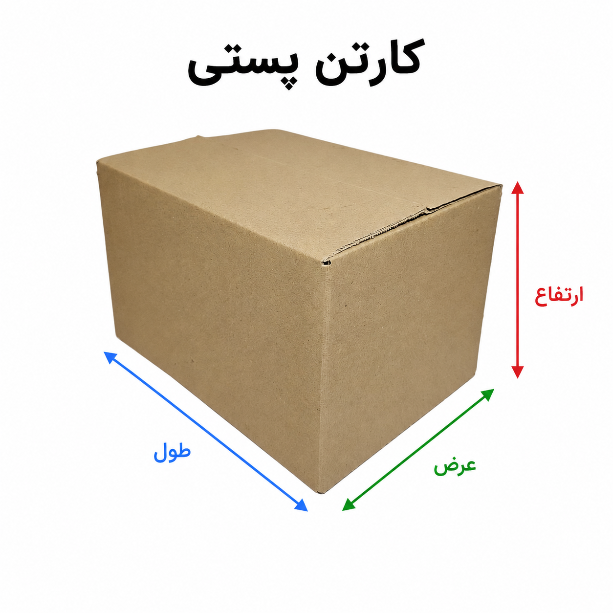 راهنمای ابعاد کارتن پستی و کارتن مادر