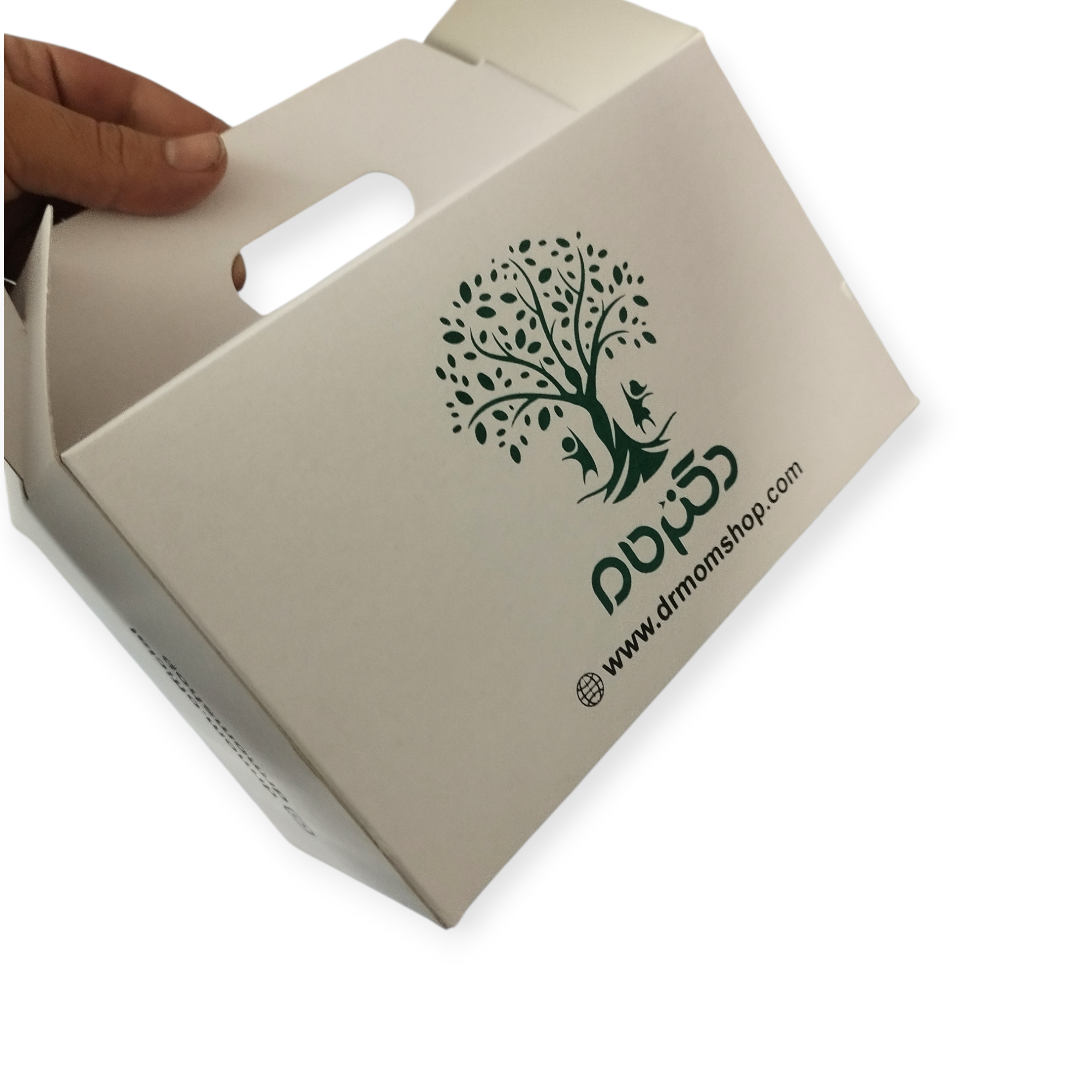 جعبه با مقوای ۴۸۰ گرم سوپر با چاپ تک رنگ