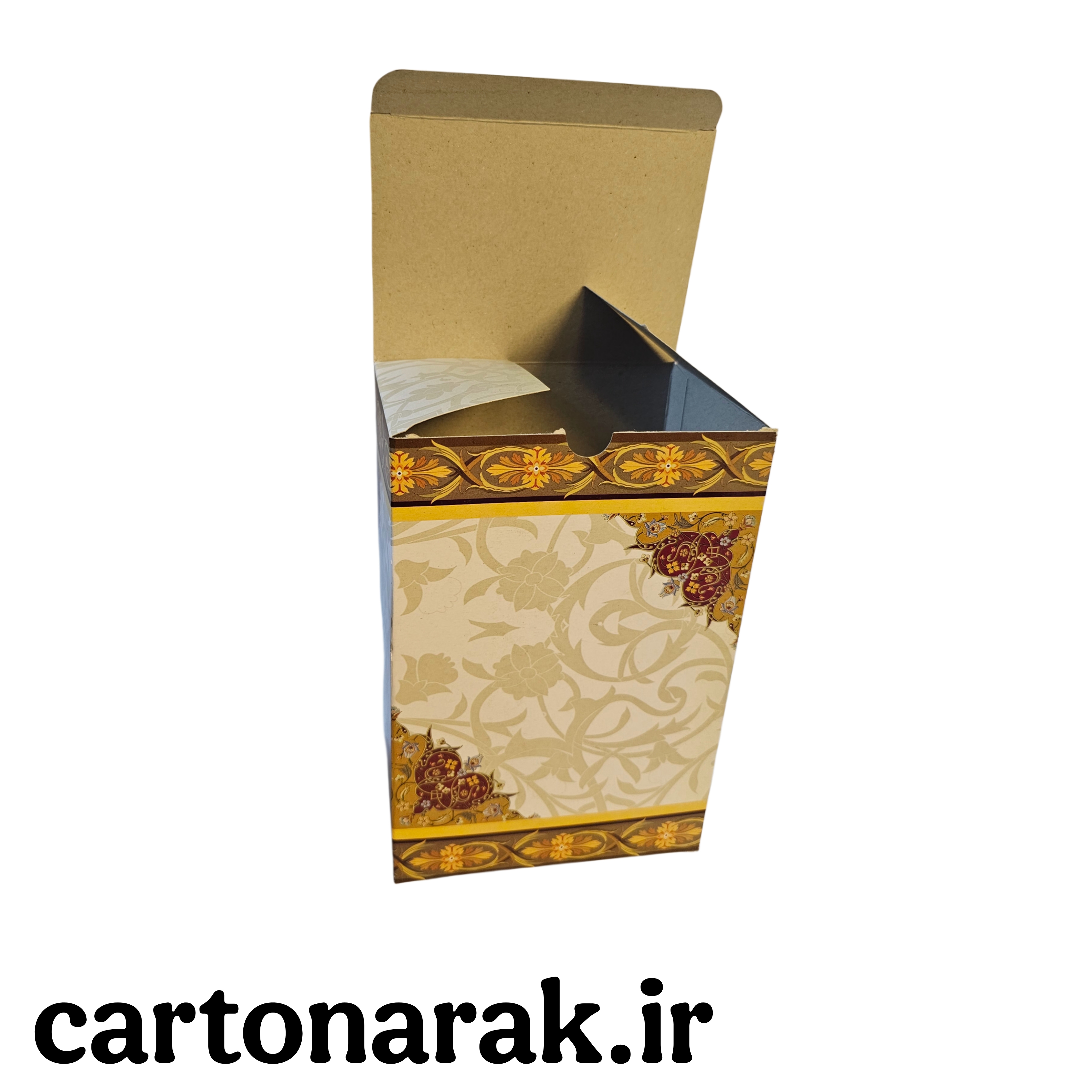 نمونه چاپ روی مقوای پشت طوسی