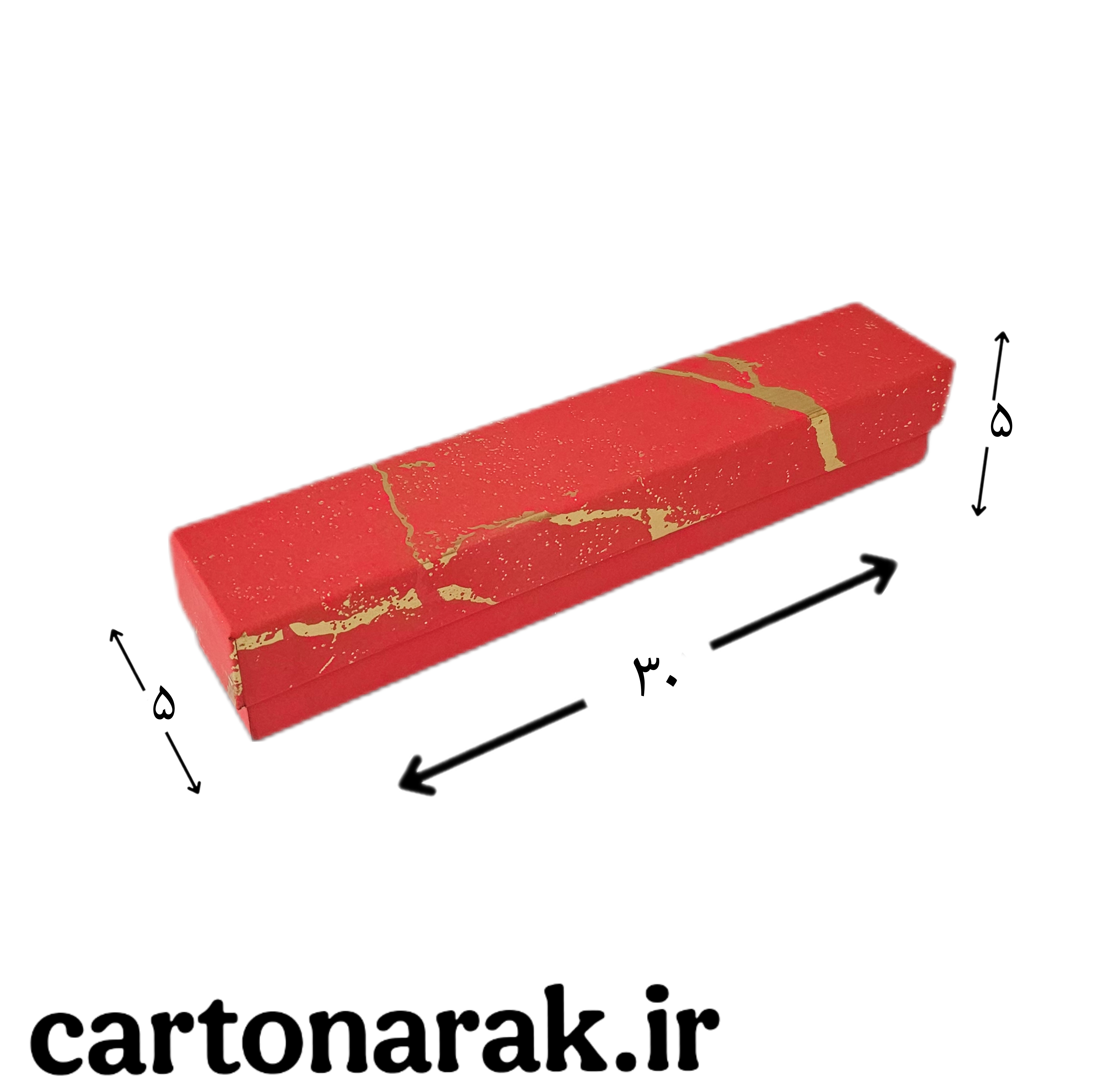 جعبه کادویی هارد باکس ۳۰ در ۵ در ۵ بسته ۶ عددی